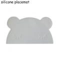 Cartoon Cute Rabbit Colorful Non-Slip Baby Silicone Placemat
